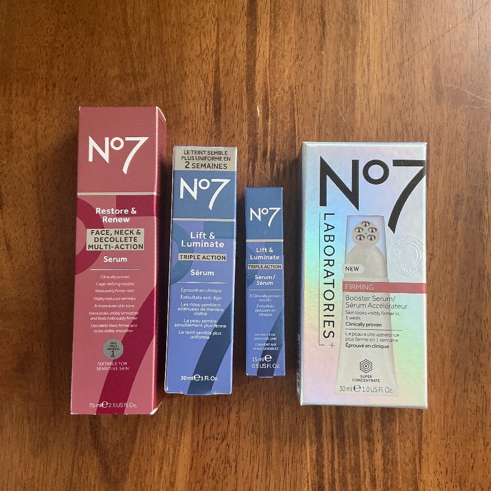 No.7 skin care mix 4 pack